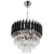 Żyrandol glamour czarno-chromowany 4-punktowy 6260/4 z serii TOLEDO - Lampy Elem